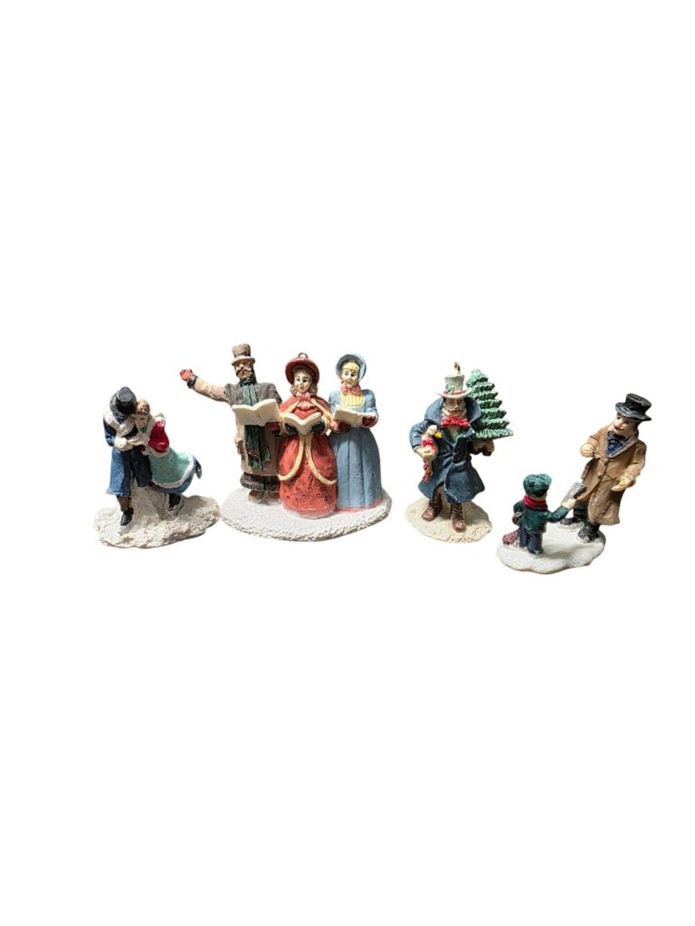 Christmas Village Figurines Lot Bundle